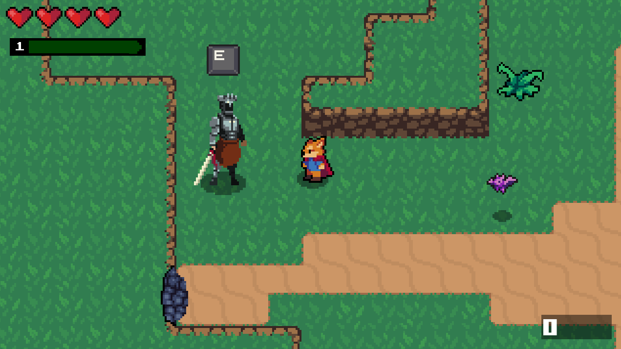 2D RPG Game – The Fox - Godot project for high school graduation. Full code, music, and assets created by me.